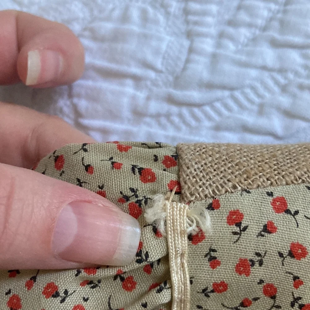 Vintage 70s dress prairie cottage core tiny floral print hippie boho size XS - Picture 12 of 14
